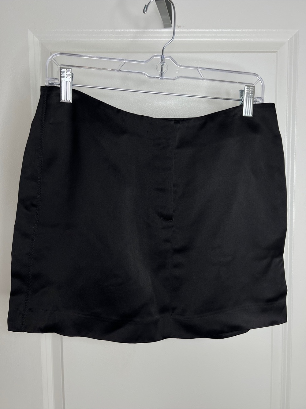 Samsøe Samsøe Black Silky Viscose Mini Skirt Samajsan Minimalist Scandi Small